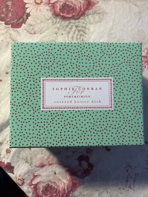 Portmeirion ~ Софи Конран ~ белый покрытый масло блюдо ~ новый в коробке - Изображение 1 из 4