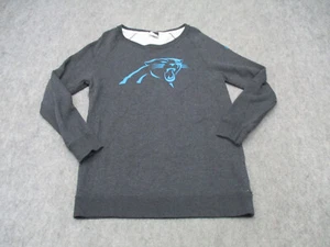 Nike Carolina Panthers Sweater Womens Small Gray Blue Pullover NFL Football - Picture 1 of 8