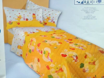 COPRILETTO TRAPUNTATO WINNIE THE POOH CALEFFI DISNEY 1 PIAZZA E MEZZO COTONE - Immagine 1 di 4