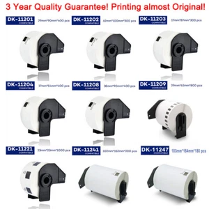 Continuous Label Roll for Brother DK-22205 DK-11201 DK-11209 for QL-570 QL-700 - Picture 1 of 28
