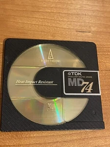 1 TDK MD 74. Gold 74 minute minidiscs - Picture 1 of 4