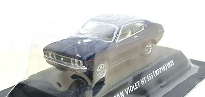 1/64 Konami 1973 NISSAN VIOLET HT SSS BLUE diecast car model - Image 1 of 3