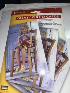 CANON Glossy Photo Cards (20) Sheets 4x6 Borderless FM-101 NIB - Picture 1 of 2