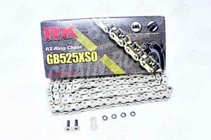 RK Chains 525 x 110 Links XSO Series Xring Sealed Gold Drive Chain