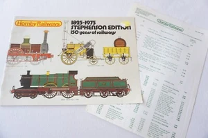 Catálogo Hornby Model Railway 1975 20ª edición + lista de precios - Imagen 1 de 9