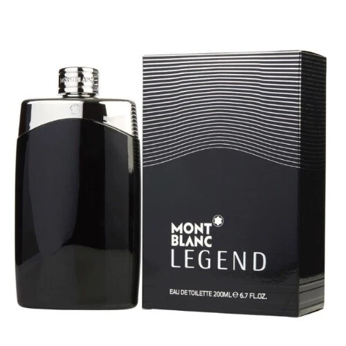 Mont Blanc Legend by Mont Blanc 6,7 / 6,8 oz Eau de Toilette colônia masculina nova na caixa - Imagem 1 de 1
