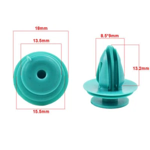 50Pcs Rivets Auto Fastener Clips Car Car Fender Door Trim Panel Clip Push Type - Picture 1 of 4
