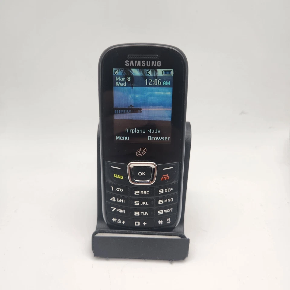Samsung SGH-S150G Bar Cell Phone (TracFone) - Black - ASIS #1428 - Image 1 of 4