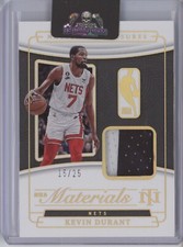 KEVIN DURANT 2022-23 PANINI NATIONAL TREASURES NBA MATERIALS GU PATCH 15/25 