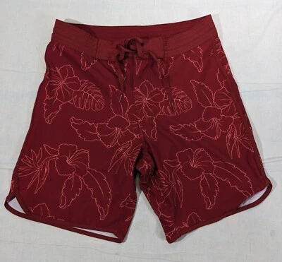 Pantalones Cortos de Natación Old Navy Para Hombre Rojo Tropical Floral Talla 30 Foto 1 de 4