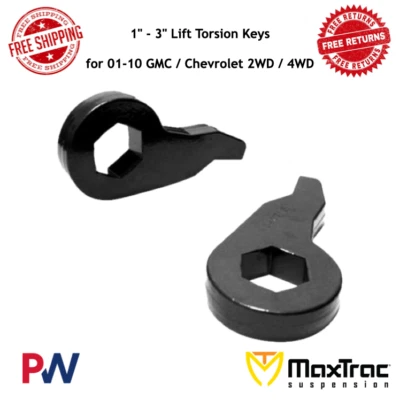 Llaves de torsión de elevación MaxTrac de 1" - 3" para 2001-10 GMC / Chevrolet 2x2 / 4x4 #840713 Foto 1 de 2