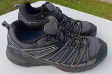 Salomon X Crest GTX Mens Size 9.5 Waterproof Trail Running Shoes Black Gore-Tex