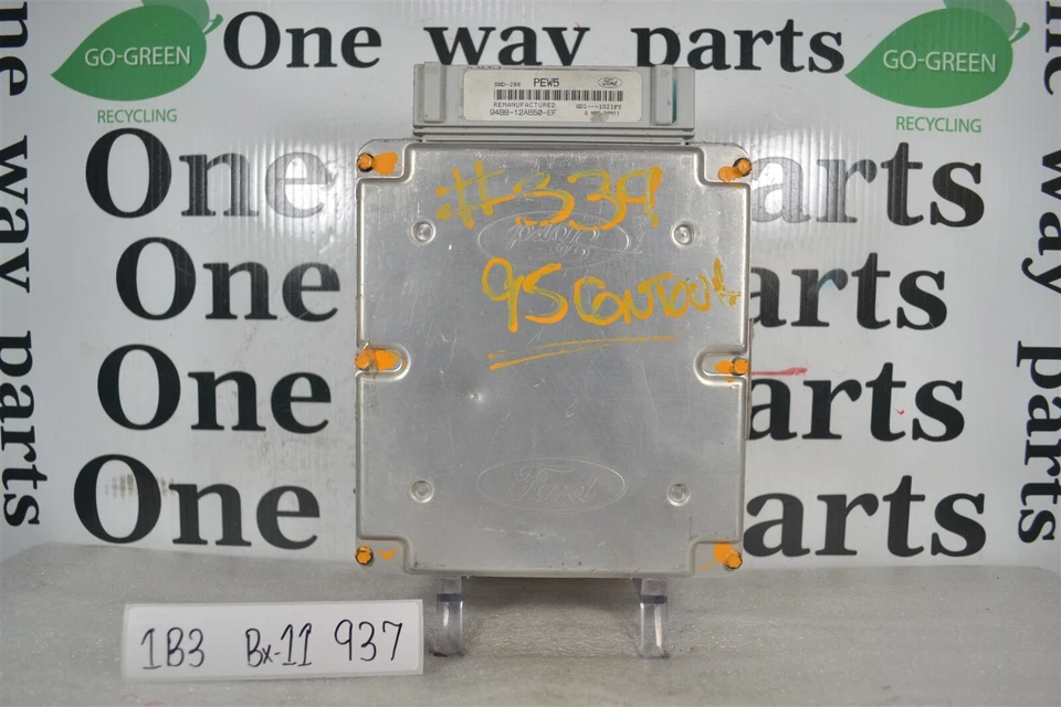 94BB12A650EF Ford Contour 1995 ATEngine Control Unit ECU Module OEM 1B3 937 B11 - Image 1 of 4