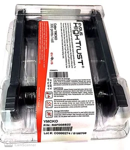 Evolis R5F008AAA Consumables, YMCKO Color Ribbon, Primacy Compatible, 300 Pri... - Photo 1/3
