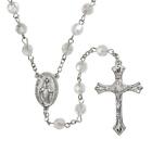 Acrylic Faceted Clear Finish Catholic Rosary - Pack of 12