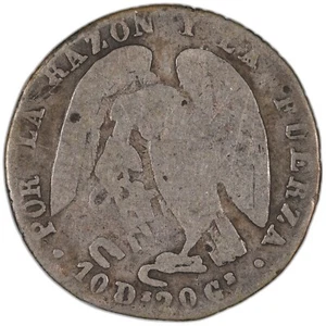 Chile - 1 Real - 1842 (So IJ) - Silver .902 - Only 11,475 minted! Scarce - Picture 1 of 2