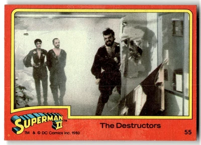 1980 Topps Superman II Card #55 The Destructors - Image 1 of 4