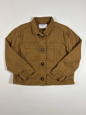 Chaqueta Denim Antigua Azul Marino XS 5 Marrón Niños Unisex Ligera Otoño Abrigo Niño Niña Foto 1 de 4