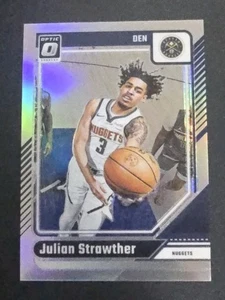 2024-25 Panini Donruss Optic Basketball #29 JULIAN STRAWTHER Holo Nuggets - Picture 1 of 2
