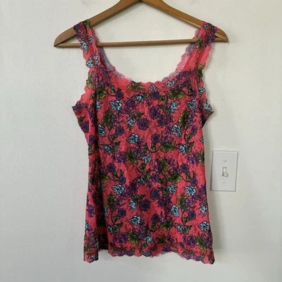 Hanky Panky Encaje Floral Cami Top Med Babydoll Elástico Hada Foto 1 de 4