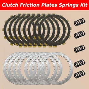 Clutch Friction Plates Springs Kit for Kawasaki Vulcan 900 VN900 B/C/D 2006-2020 - Picture 1 of 3