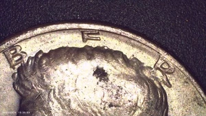 1982 P half dollar, obverse liberty E, reverse no F - Picture 1 of 4