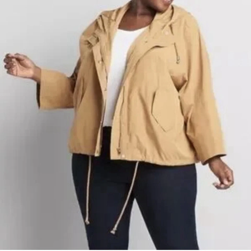 Chaqueta utilitaria Lane Bryant 26 28 beige  Foto 1 de 4