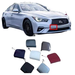 Tapa de cubierta de ojo de gancho de remolque para parachoques delantero para Infiniti Q50 2018-2021 622A1-6HH0A - Imagen 1 de 21