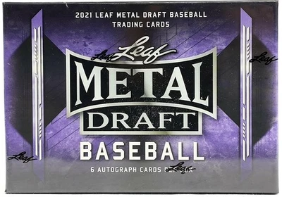 2021 Leaf Metal Draft Baseball Hobby Box - Image 1 of 3