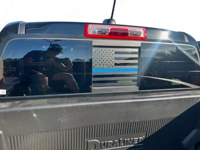 For GMC Canyon Decals Back Window Flag Stripes Stickers Vinyl Graphics 2015-2025 - Изображение 1 из 4