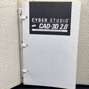 Cyber-Studio CAD-3D 2.0 Atari ST Cybermate Animation Editing Language Booklet - Picture 1 of 11