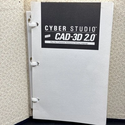 Cyber-Studio CAD-3D 2.0 Atari ST Cybermate Animation Editing Language Booklet - Image 1 of 4
