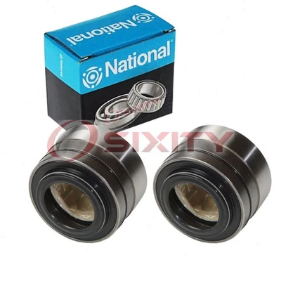 2 pc National Rear Wheel Bearings for 1977-1993 Dodge W150 Axle Drivetrain sd - Image 1 of 4