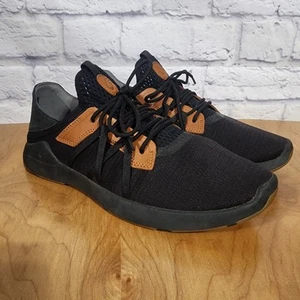 Olukai Mens Sz 10.5 MIO LI Black Brown Sneakers 10440-LRLR Casual Athletic - Picture 1 of 11