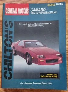 Chilton's General Motors Camaro 1982-92 Repair Manual 1992 #28282 (8060) - Imagen 1 de 4