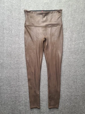 Leggings Spanx de cuero sintético para mujer L listos para sorprender tiro alto Jegging glamour tirar Foto 1 de 4