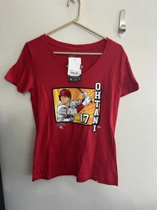 Los Angeles Angels Shohei Ohtani Red T-Shirt Women Small S New With Tags - Picture 1 of 5