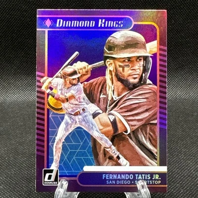 2021 Donruss Optic Baseball Fernando Tatis Jr #27 Diamond Kings Holo Padres MLB - Image 1 of 4