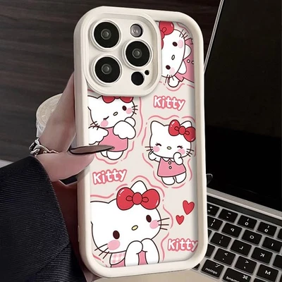 Case For iPhone Samsung Honor Motorola Xiaomi Cartoon Cat ShockProof Phone Cover - Image 1 of 4