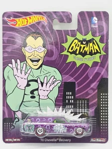 Hot Wheels Pop Culture Batman Classic TV Series The Riddler 70 Chevelle Delivery - Bild 1 von 8