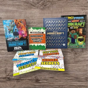 Minecraft Book Bundle 4 Books Annuals, Game Guides And Secrets And Cheats Guide - Picture 1 of 6