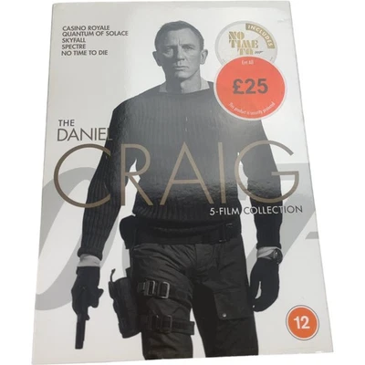 Daniel Craig 5-Film Collection DVD Set James Bond Movie Series - Image 1 of 3