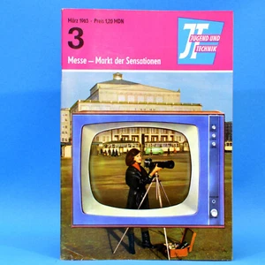 RDA Juventud y Tecnología 3 1965 Saporoshez Renault R 8 Tatra Ernst Abbe TV - Imagen 1 de 1