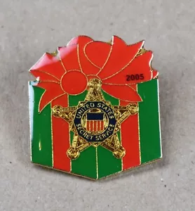 USA Secret Service Anstecknadel Weihnachten 2005 Geschenk Neu Sammlerstück - Bild 1 von 7