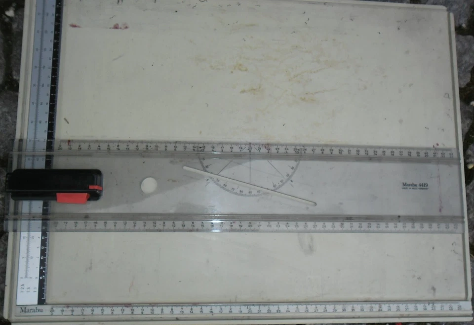 Marabu Techno-A3 Zeichenplatte für Rechts- und Linkshänder Reiß-Zeichenbrett Top - Bild 1 von 1