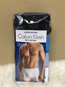 Boxer Calvin Klein Uomo Edizione Limitata Confezione 4 Slip Intimo Classico  - Foto 1 di 4