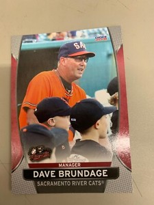Dave Brundage Card 2018 Sacramento River Cats Team Card