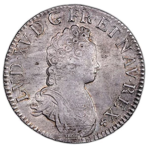 Louis XVI Écu Vertugadin 1716 A Paris Flan neuf Treasure of mill of Luzarches - Picture 1 of 2