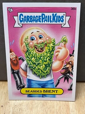 2012 Topps ~ Garbage Pail Kids - 'BEARDED BRENT' - Card/Sticker #36b - Image 1 of 2