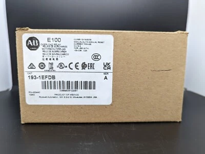 Relé de sobrecarga Allen Bradley 193-1EFDB 3.2-16A nuevo en caja EE. UU. Foto 1 de 4